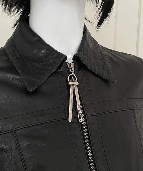 DIRK BIKKEMBERGS Mesh Leather Jacket M - Etsy