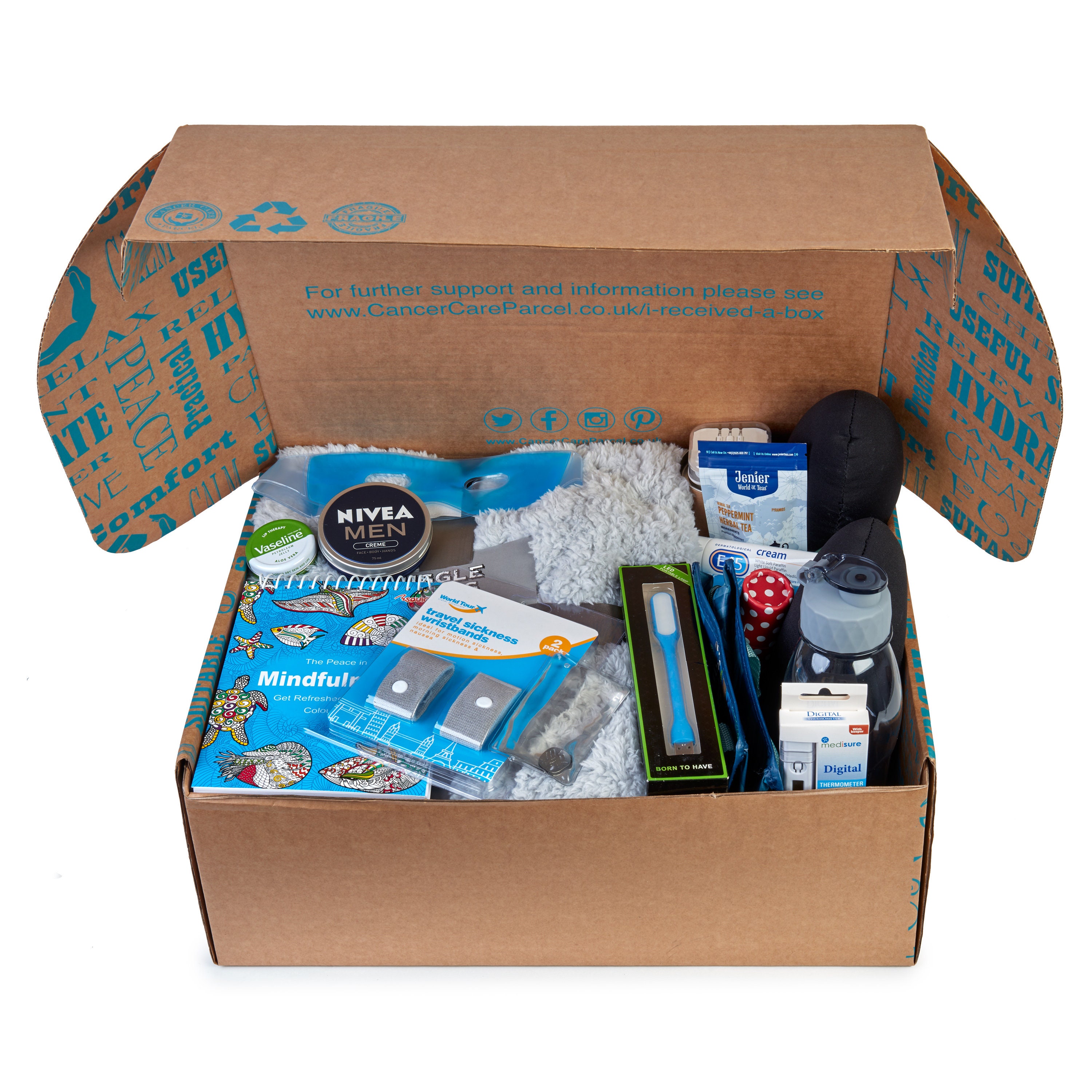 Deluxe Cancer Gift for Men Chemo Care Package Mens Get Well Care