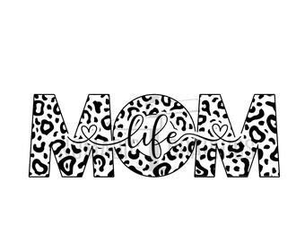 MOM life PNG Sublimation Design Digital Download mothers day