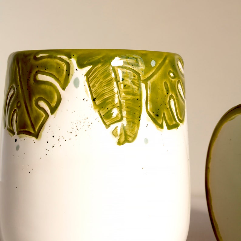 Handmade Ceramic Tumbler Drinking Glass Ceramic Mug Coffee Etsy