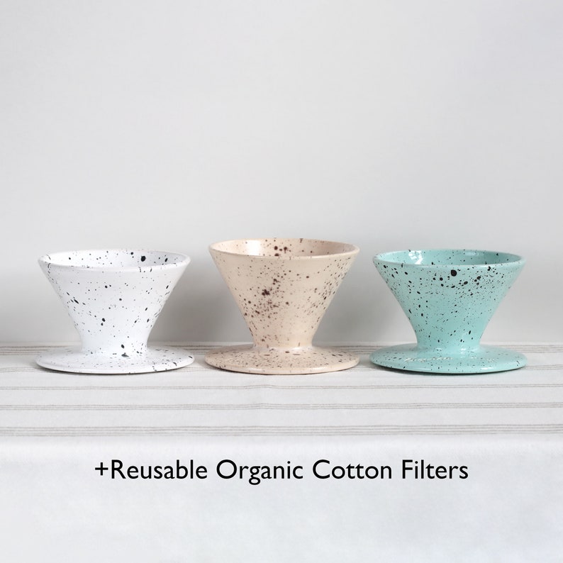 Pour over coffee Pottery Ceramics Coffee maker Filter Etsy