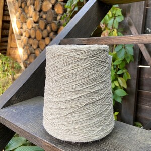 Hemp yarn. Natural color yarn, 1 kg, organic hemp yarn, handspun yarn, fiber arts, knitting, exfoliating pads, crochet, weaving ,