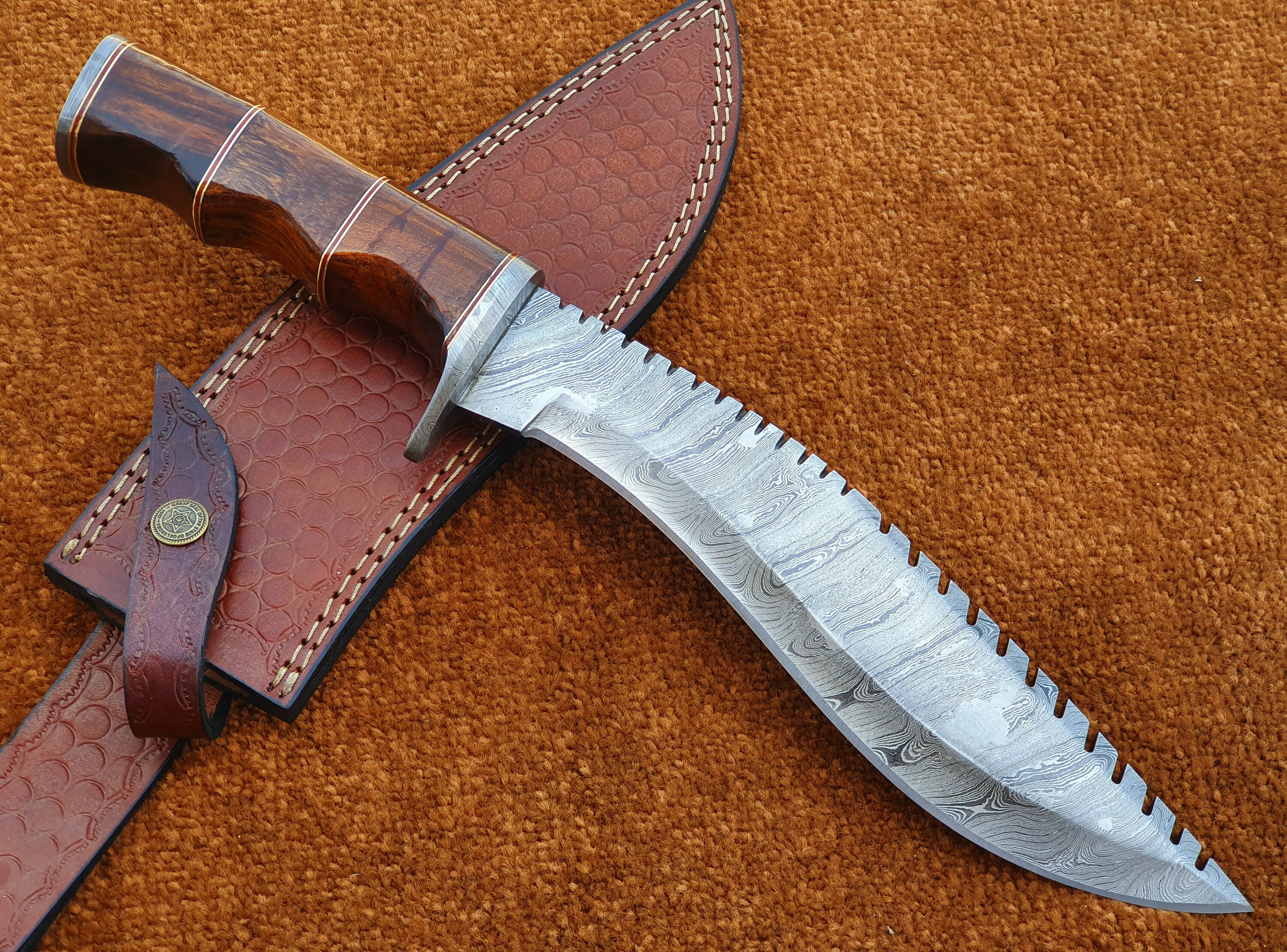 Kukri Knife Custom Handmade Damascus Steel Kukri Knife Etsy