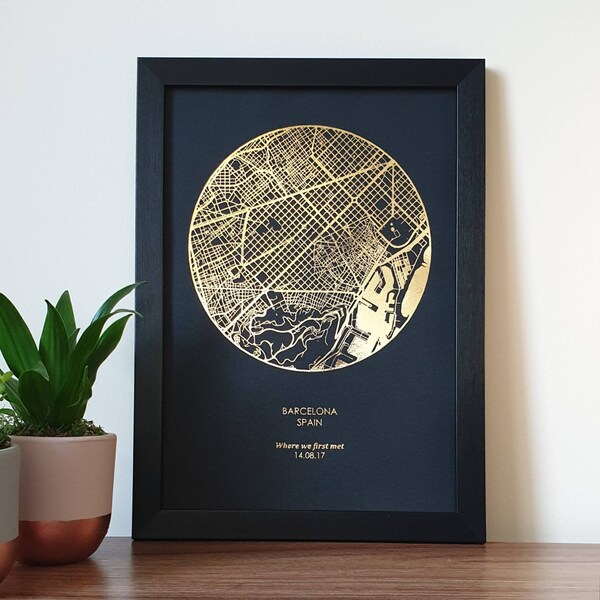Gold Foil Print Etsy