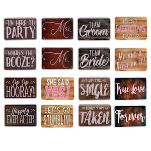Rustic Wedding Photo Booth Props