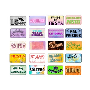 Quinceañera 10 Prop Party Pack