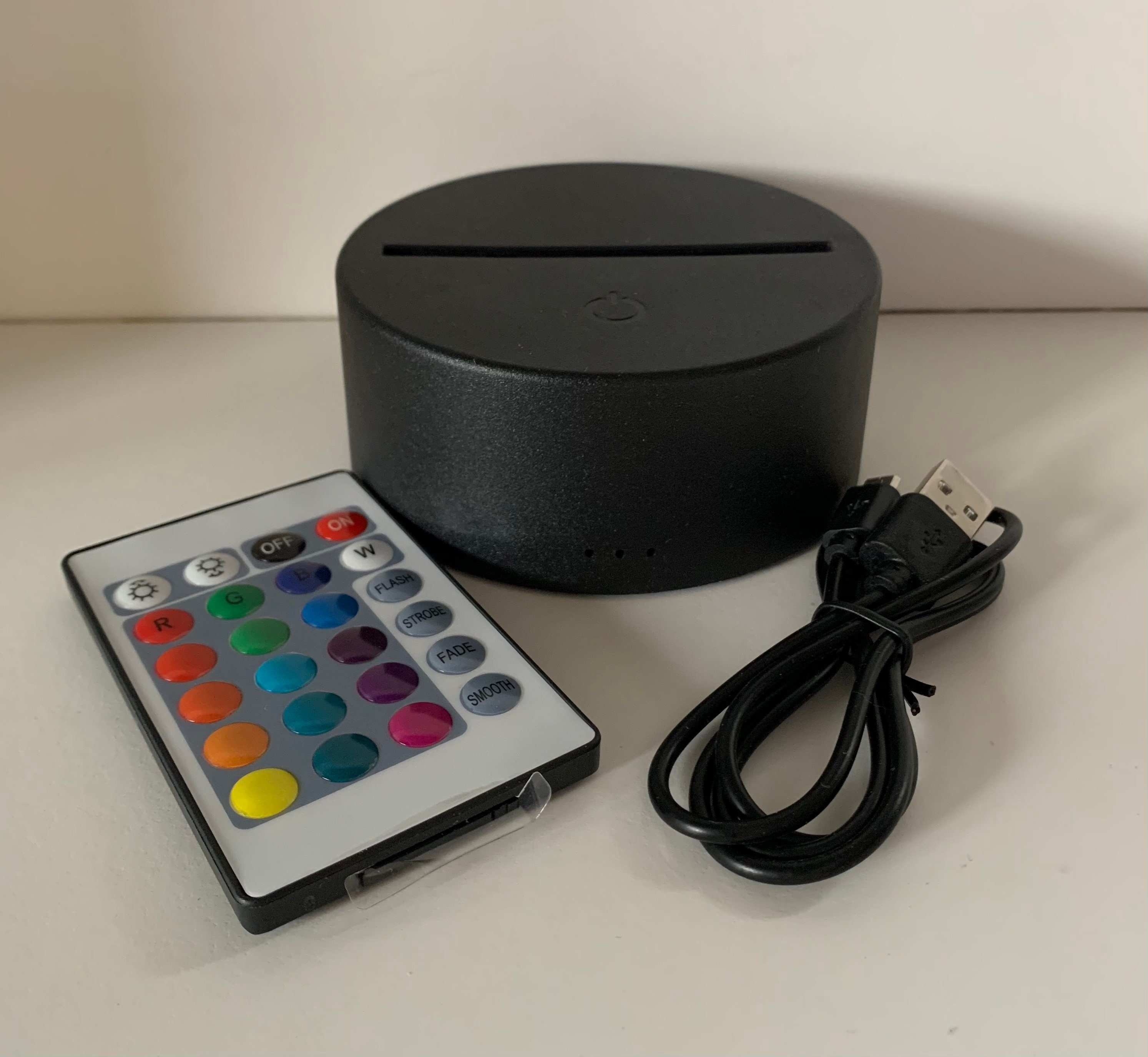 LED Light Base for engraved acrylic plates LED Lamp Base Etsy