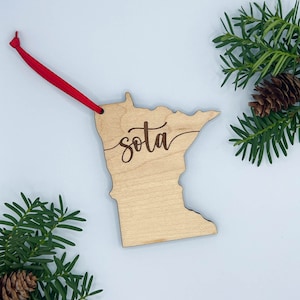 Minnesota &quot;SOTA&quot; Holz Ornament
