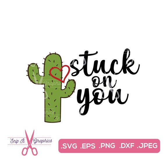 Download Valentines Day Svg Valentine Stuck On You Svg Files Cricut Etsy SVG, PNG, EPS, DXF File