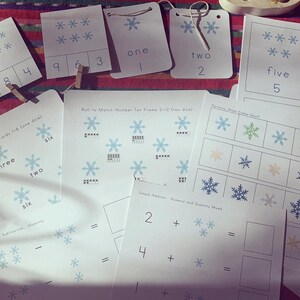 Snowflake Math Games and Bundle