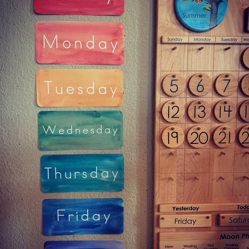 Days of the Week Printables - Etsy