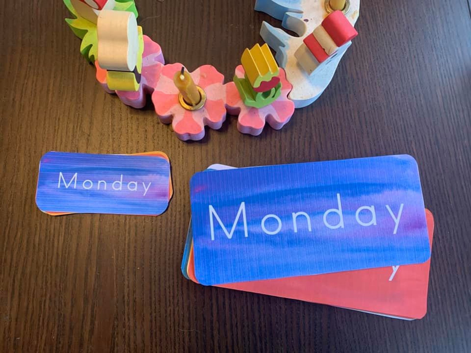 Waldorf Days of the Week in English Etsy