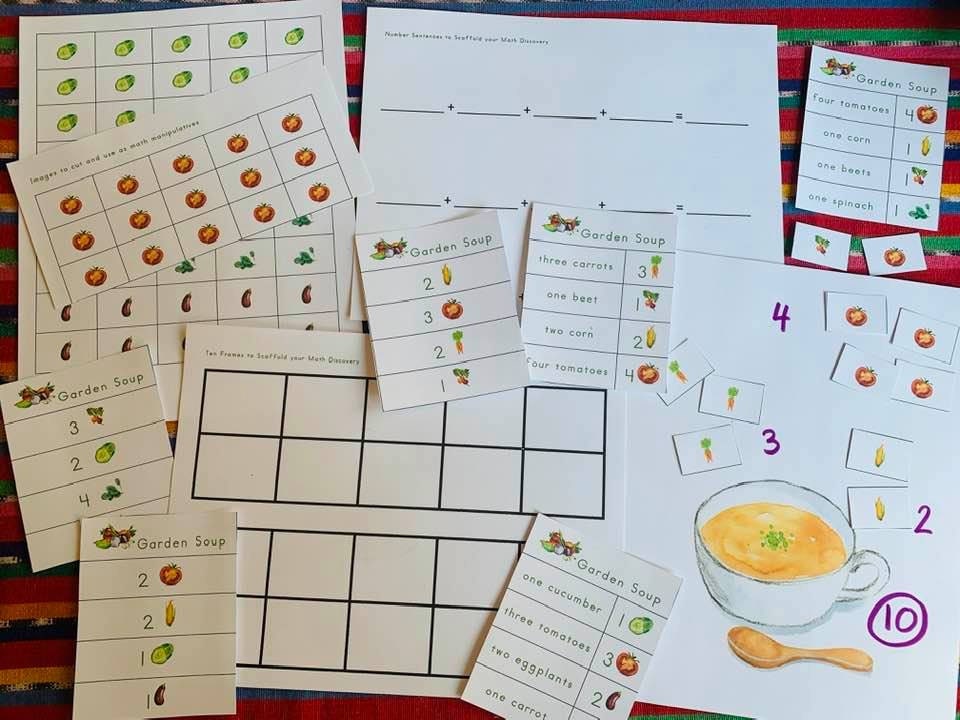 Garden Soup Dziesięć Ramek Emergent Addition Gra