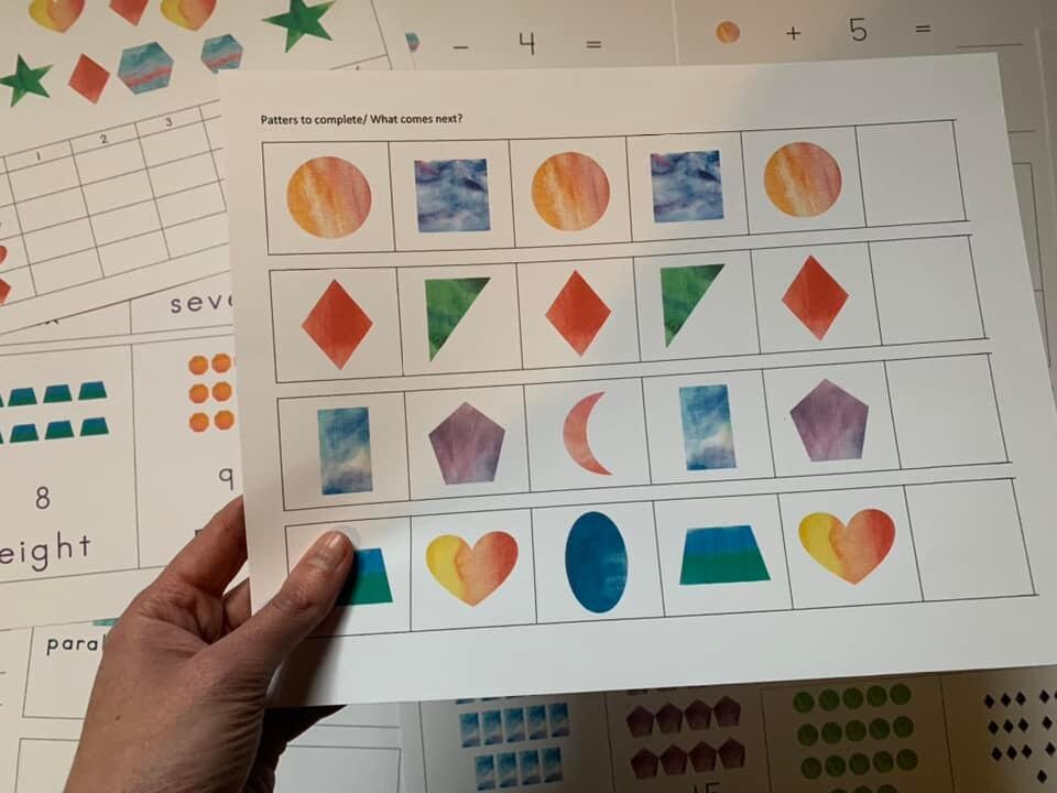Shape Maths Early Years Set - Etsy