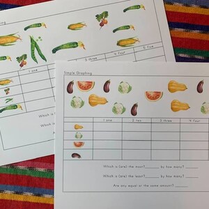 Gardening - Simple Patterns, Graphing, and Sorting mini bundle