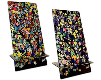 Urband London Stainless Steel Smartphone Stand: Hippie Forest Design