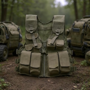 Youth OD Green Airsoft Tactical Vest