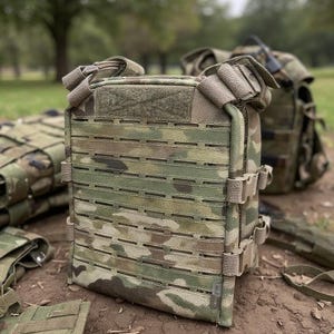 Porta-placas juvenil Multicam para Airsoft