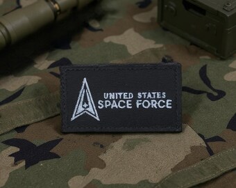 Licensed Space Force Patch Black