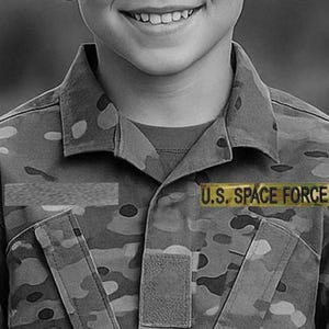 Licensed U.S. Space Force Nametape for Youth Uniform