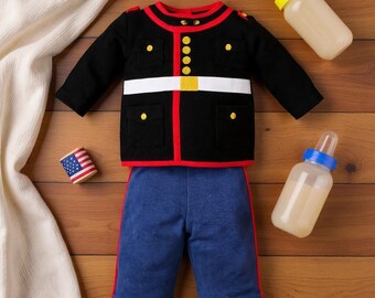Trooper Clothing Baby Girl Marine Dress Blues Baby Marine Dress Blues