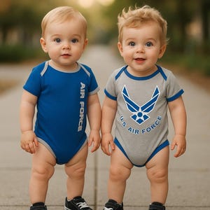 2 pack Air Force Bodysuits