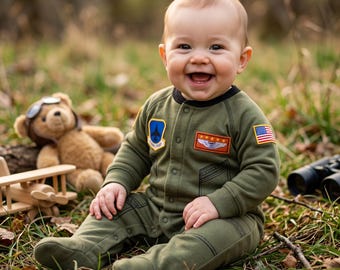 Baby Flight Suit Crawler