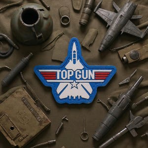 Mała naszywka PVC Top Gun F-14