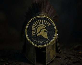 Molon Labe Spartan OD Patch in grün