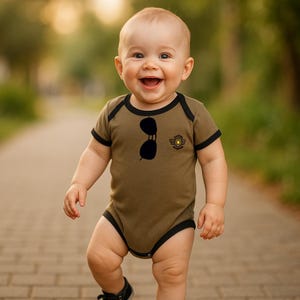 Little Wingman Baby Bodysuit