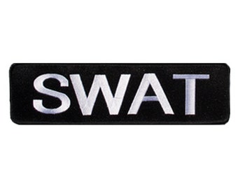 Large SWAT Banner Patch w Hook and Loop