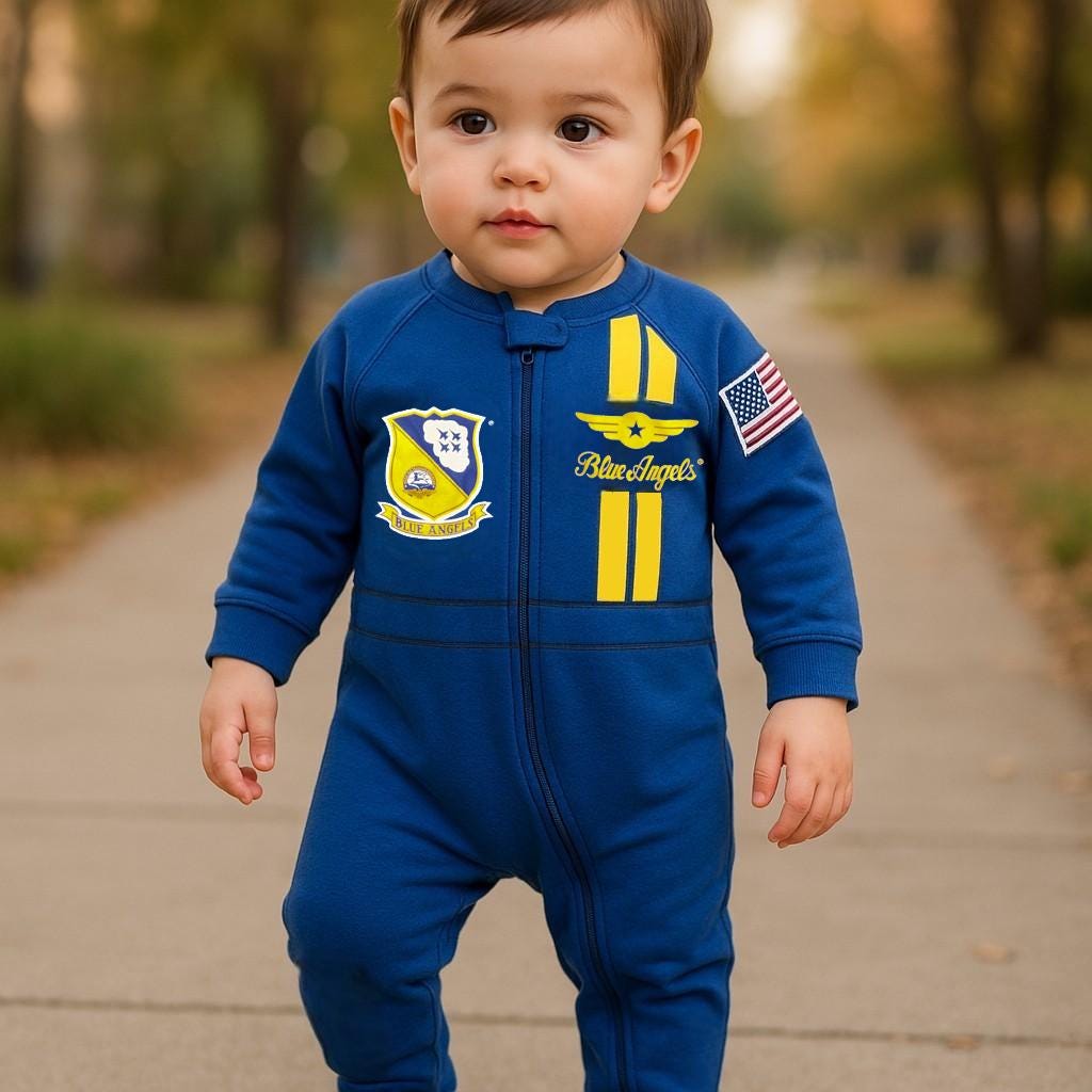 Blue Angels Baby Flight Suit