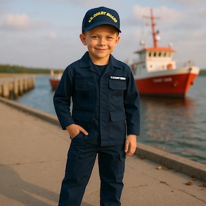 Youth Coast Guard Uniform Costume