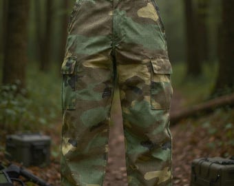 Youth BDU Woodland Camo Pants
