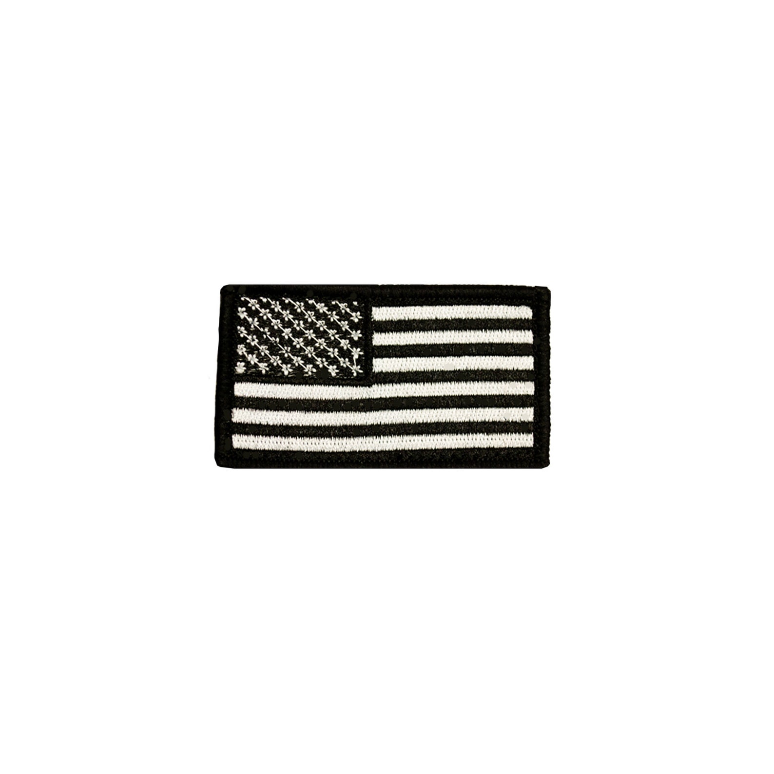 American Flag Patch Black and White Etsy UK