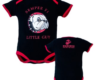 Semper Fi Little Guy Bodysuit