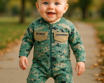Marine Infant Crawler with Boots