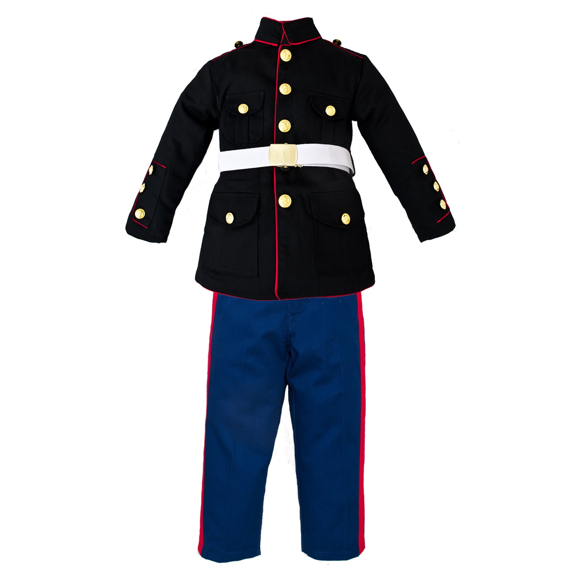 Youth Marine Dress Blues Uniform Costume - Etsy UK