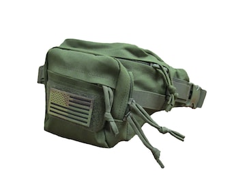 タクティカルファニーパック OD グリーン - Etsy 日本