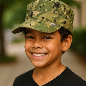 Youth Navy NWU Type III 8 Point Cover