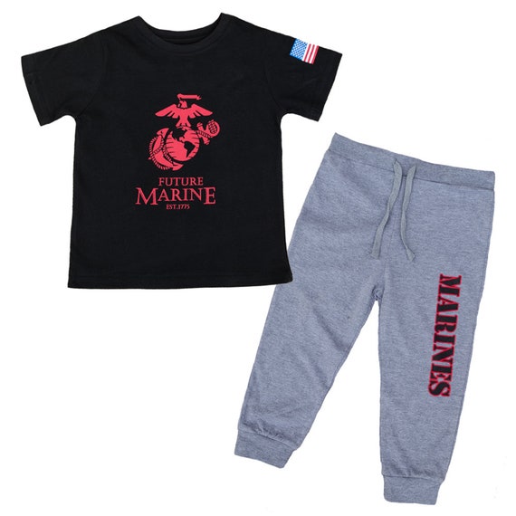 Marine Toddler 2pc Jogger Set Etsy Ireland