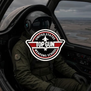 Top Gun Weapons School PVC Patch
