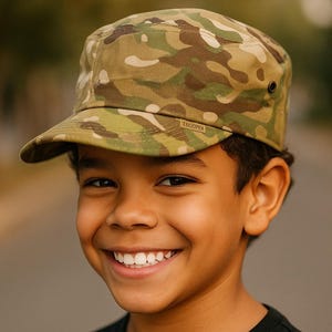 Casquette de patrouille multicam pour jeune