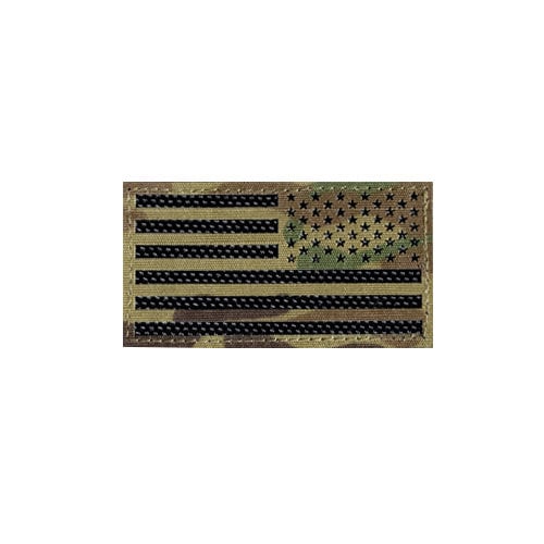 Large Tactical 5x3 IR (Infrared) Reflective Multicam OCP US Flag Patch - Mil-Spec