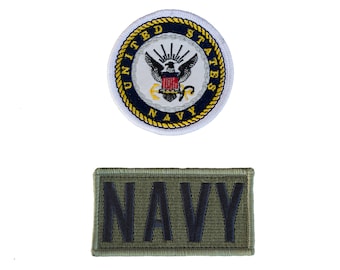 2 pack Navy Flight Suit Patches