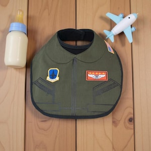 Flight Suit Baby Bib