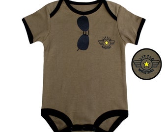 Little Wingman Baby Bodysuit