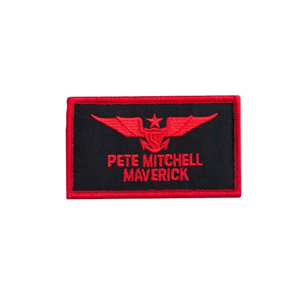 Top Gun Pete Mitchell Maverick Name Plate Flight Suit Patch