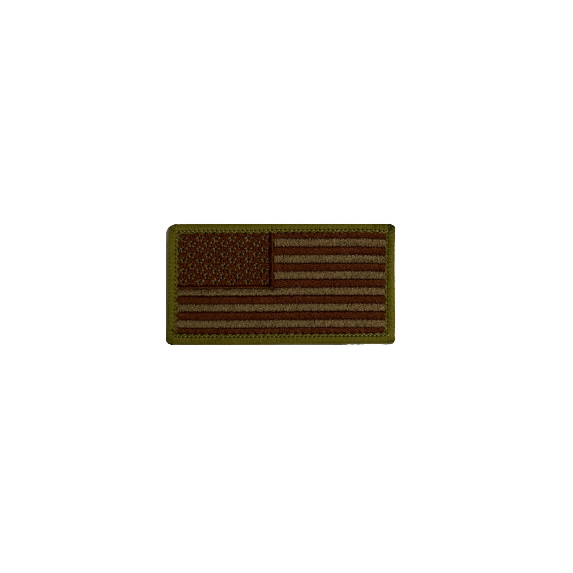 Multicam USA Camo Flag with Spice Stitching - 2x3 Patch, Left Face (Forward)