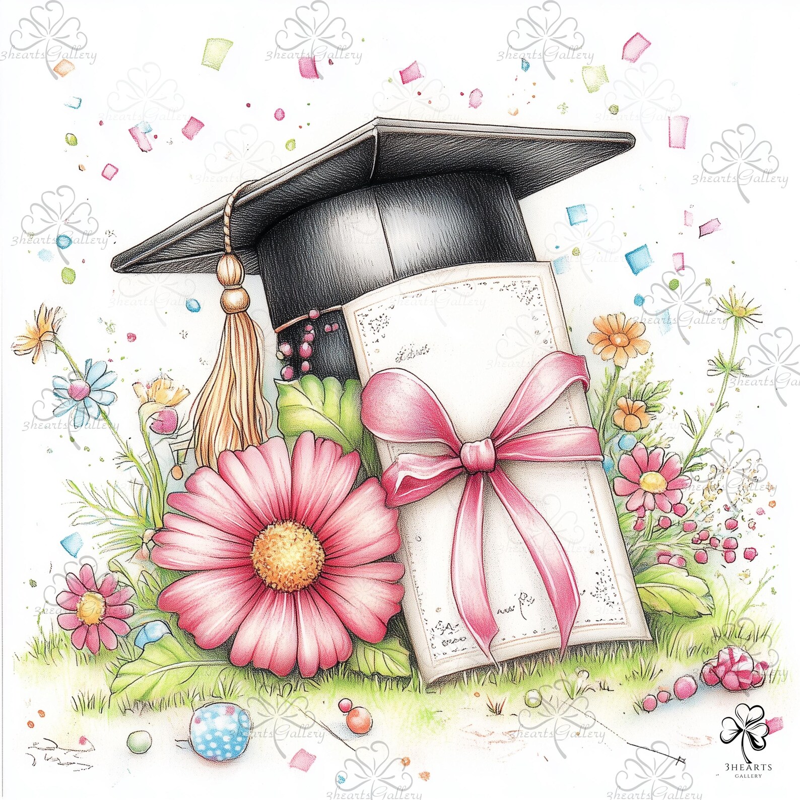 20 Diploma Graduation Clipart : Whimsical Student Grad Designs Nursery ...